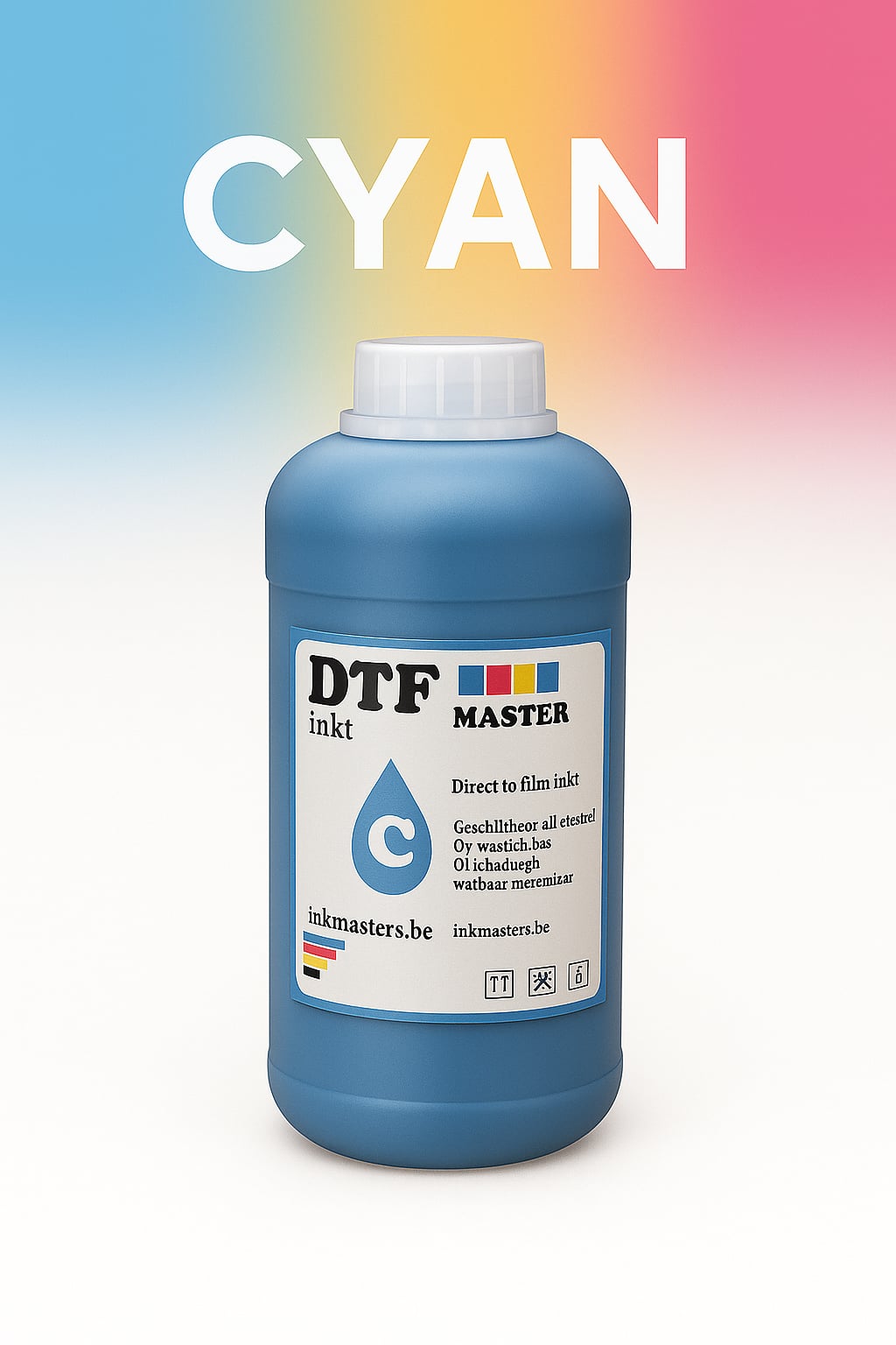 DTF inkt set - CMYK - Inktmasters