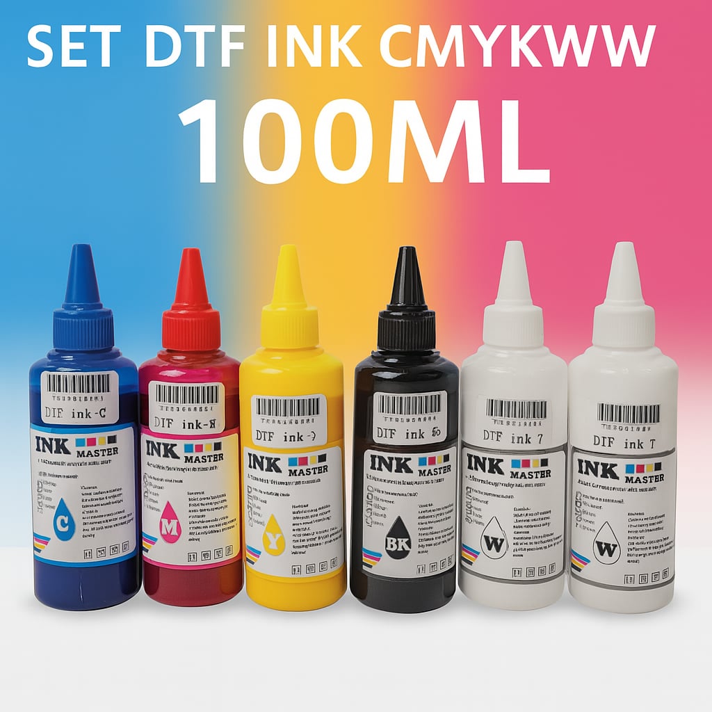 Set DTF inkt CMYKWW