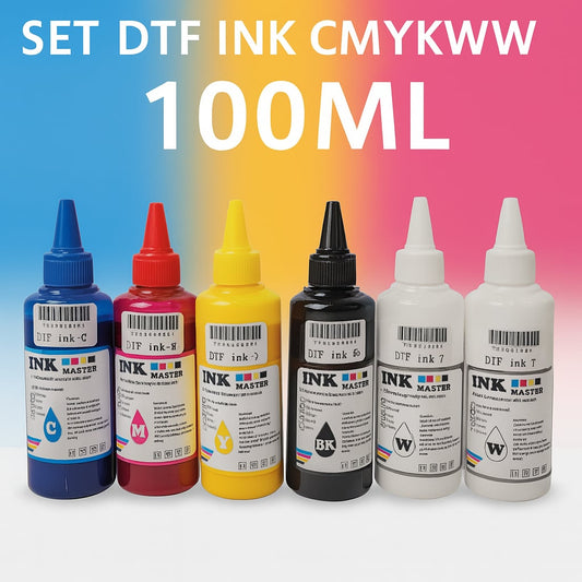 Set DTF inkt CMYKWW